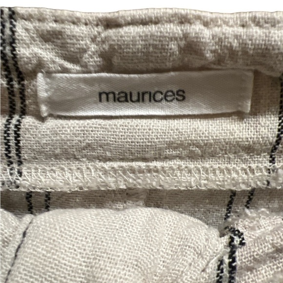 Maurice’s Linen button skirt Size 6 - Picture 4 of 4